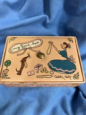 Mid Century 1950's Girl's Vinyl My Jool Box Jewelry Storage Box by Betty Betz picture