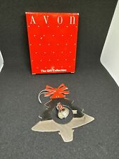 Vintage Avon Gift Collection Silverplate Ornament Christmas Tree with Bell picture