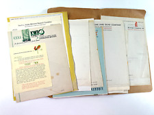 HUGE LOT (45+) Vintage Business Advertising Letterhead letters paper design picture
