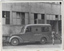Lancia & C Ambulance Vintage Snapshot Photo Emergency Vehicle picture