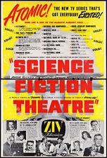 SCIENCE FICTION THEATRE__Orig. 1955 Trade AD / TV sci-fi promo__Truman Bradley picture