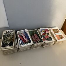 Flower/floral/gardening related tobacco cards RANDOM MIX (10 Count) picture