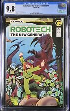ROBOTECH: THE NEW GENERATION #9 - CGC 9.8 - WP - NM/MT - DINOSAUR COVER picture
