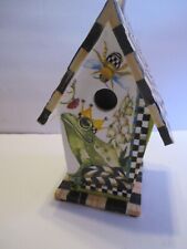 FITS WITH MACKENZIE CHILDS    FROG WOOD BIRDHOUSE MADE BY ME picture