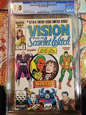 VISION AND THE SCARLET WITCH #12 CGC 9.0 1986 BILLY & TOMMY MAXIMOFF BORN KEY picture