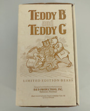 BOX ONLY For Vintage Teddy B And Teddy G Limited Edition Bear, Teddy Roosevelt picture