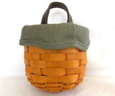 Longaberger Small gatehouse hanging basket 2002 liner & protector picture