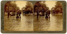 KANSAS SV - Topeka Flood - Gordon Street Rescuers - Underwood c1903 picture