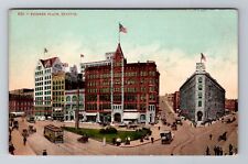 Seattle WA-Washington, Pioneer Place, Aerial, Antique, Vintage Souvenir Postcard picture
