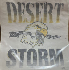 Vintage Operation Desert Storm Iron On Transfer Transfermania Eagle New picture