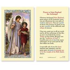 St Raphael Laminated Holy Card Pack of 25 Size 2.625 in W x 4.375 in H picture