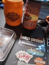 HARLEY DAVIDSON  KOZZIES,  ASHTRAY & STICKERS picture
