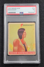 Rare 1933 MASSASOIT-INDIAN GUM Card-Tough Card-Great Graphics-PSA 3 picture