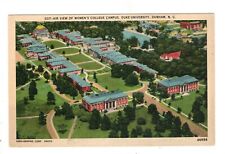 Durham Postcard NC Air View of Women's College Campus Duke University picture