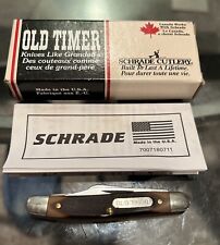 Schrade Old Timer 1080T Junior Pocket Knife with Box and Paperwork *Excellent* picture