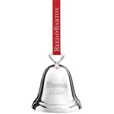 REED AND BARTON 2022 Annual Silver Christmas Bell, 0.30, Metallic picture