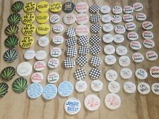 Huge Music Related 70s/80s Pins Disco Sucks new Old Stock  picture