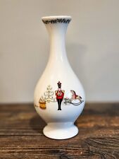 Rare Bernardaud Limoges France Grenadiers Happy Holidays Vase picture