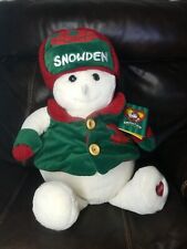 1998 Snowden Plush Stuffed Snowman Target 23