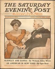 MARCH 12 1904 SATURDAY EVENING POST - magazine - J.J. GOULD - MCKINLEY picture