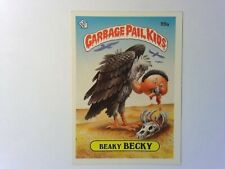1986 Garbage Pail Kids #99a Beaky Becky - 2 Asterisk - Series 3 picture