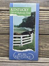 Vintage Kentucky Official Highway ￼Map picture