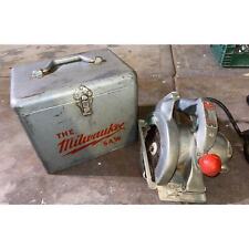 1950s Vintage Milwaukee 6 1/2” Saw Circular Electric Model 650 Works Made USA picture