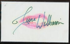June Wilkinson signed autograph auto 3x5 Cut English Model and Actress Playboy picture