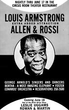 Louis Armstrong Circus Room Theater John Ascuaga's Nugget Sparks Nevada Postcard picture