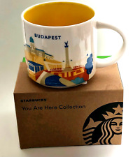 New In Box Starbucks Budapest You Are Here Coffee Mug Cup 14 Oz. picture