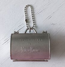 JUDITH LEIBER for Neiman Marcus Vintage Keychain Silver Handbag Purse Pill Box picture