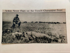Battle Of Champagne Dead French Soldier 1916 World War 1 WW1 10X5 Picture picture