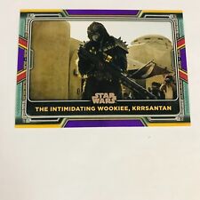2022 Topps Star Wars The Book of Boba Fett Base  #27 Purple Parallel Disney Plus picture