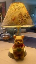 Vintage Winnie The Poo Lamp With Shade. Tested And Working picture