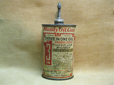 Early 3 in 1 Oil Can Price 30 cents Lead Top Marked 3 in 1 Oil Co Fine Old Can picture