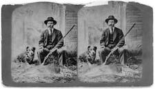 Reproduction,Alexander Crowell,Gun,his dog,large puma,Barnard,Vermont,VT,1881 picture