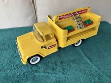 #8 Very Rare 1960 Yellow Buddy L Pressed Steel Coca Cola Ford Delivery Truck  picture