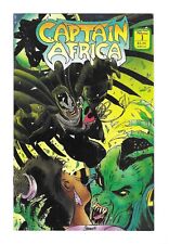 CAPTAIN AFRICA #1 --- VERY HTF HI-GRADE African Prince Productions 1992 NM- picture