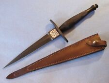 British Army Fairbairn Sykes Commando Dagger Knife 1st Pattern in Steel Handle picture