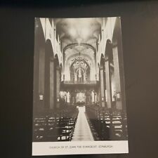 Church of St. John The Evangelist Edinburgh Vintage Postcard  picture