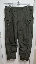 MASSIF Military FR Flight Suit Pants Sage Green Size LS LARGE SHORT Made USA picture