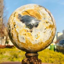 3.52 LB Natural High Quality Marine Jasper Crystal Sphere Ball from Madagascar picture