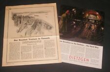 Brooklyn Battery Tunnel, New York - 1947 Article w/ Lili Rethi Art + 1950 Ad picture