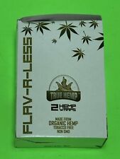 FREE GIFTS🎁True Hemp FLAV-R-LESS 50 High Quality Organic Hemp Rolling Papers🔥♨ picture