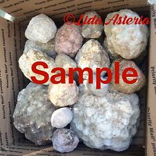 Unopened Geodes Mixed Variety Large Box Natural Quartz Kentucky Crystal 18-20Lbs picture