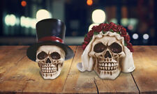 2-Piece Skull Head Groom and Bride 6