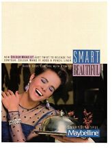 Maybelline Smart Beautiful Colour Wand II Vintage 1990 Print Ad picture