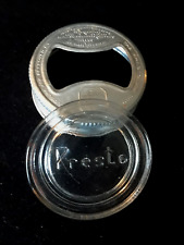 PRESTO glass canning lid ~ REGULAR MOUTH ~ Mason Jar Old Antique Fruit Jar picture
