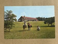 Postcard Berkeley Springs West Virginia WV Cacapon Lodge State Park Horseback picture