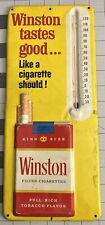 Vintage Winston Taste Good Like a Cigarette Should Metal Thermometer Base picture